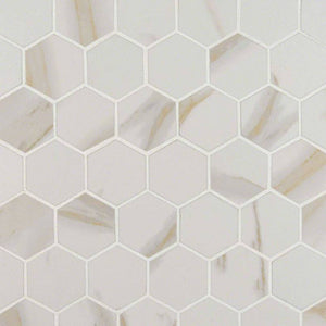 Pietra Calacatta 2" Hexagon
