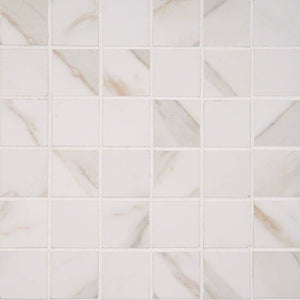 Pietra Calacatta 2x2 mosaic